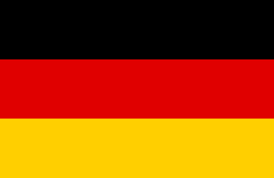 germany flag black red yellow horizontal stripes