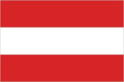flag of austria horizontal stripes red white and red